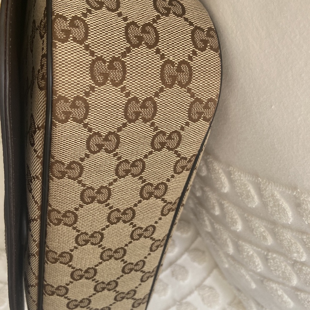 NWT  Gucci Ophidia, canvass with leather trims, adjustable strap - Picture 4 of 7